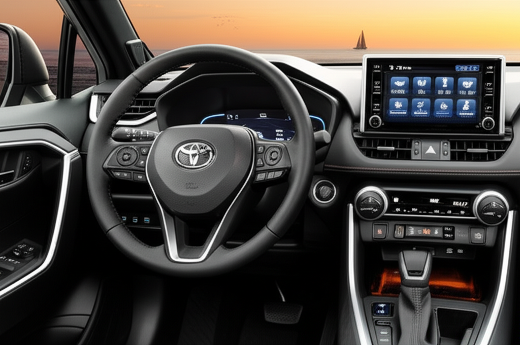 Toyota RAV4 Dashboard and Controls